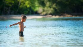 The local kid in the rural area, Thailand